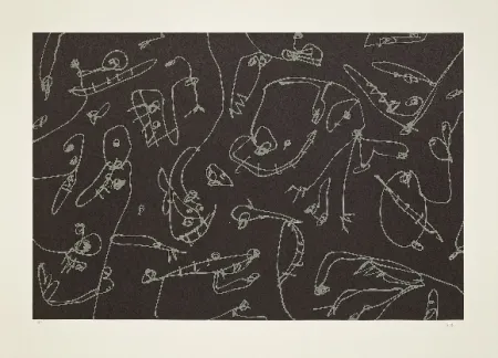 Lithograph Saura - Abierta 5