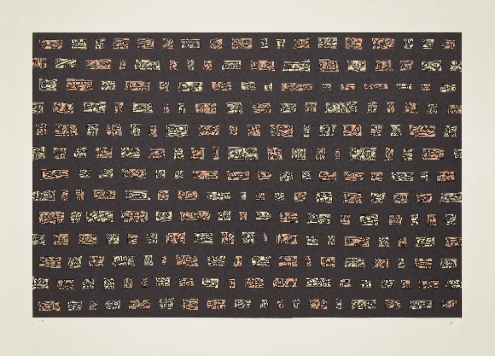 Lithograph Saura - Abierta 9