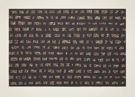 Lithograph Saura - Abierta 9