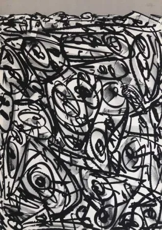 Lithograph Saura - Antonio Saura