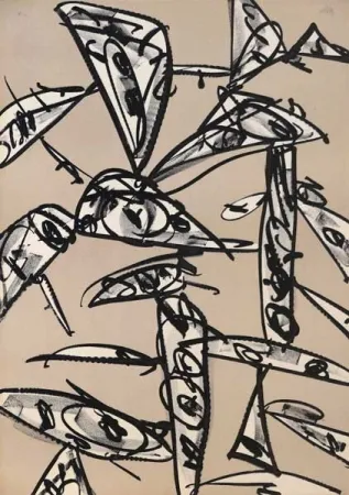 Lithograph Saura - Antonio Saura