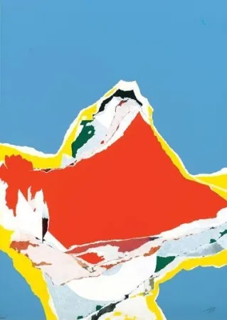 Screenprint Saura - Aphorismen IV