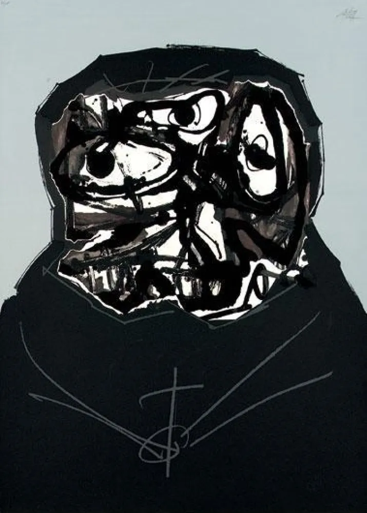 Screenprint Saura - Aphorismen V