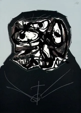 Screenprint Saura - Aphorismen V