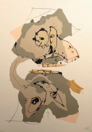 Screenprint Saura - Aphorismos de Lichteberg