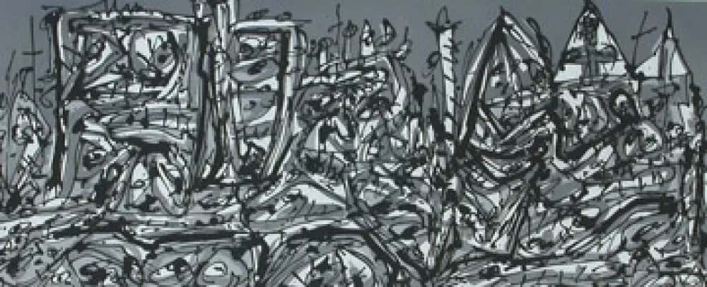 Etching And Aquatint Saura - Asedio II