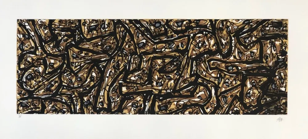 Etching And Aquatint Saura - Asedio, plancha 3