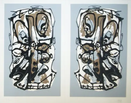 Screenprint Saura - Babel de una noche de San Juan