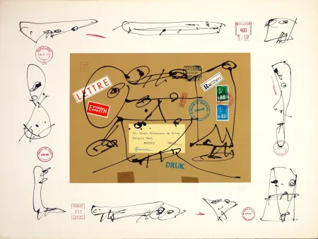 Lithograph Saura - Diego Velazquez de Silva