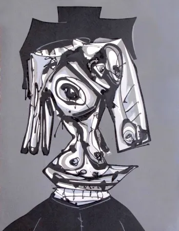 Lithograph Saura - Dora Maar III