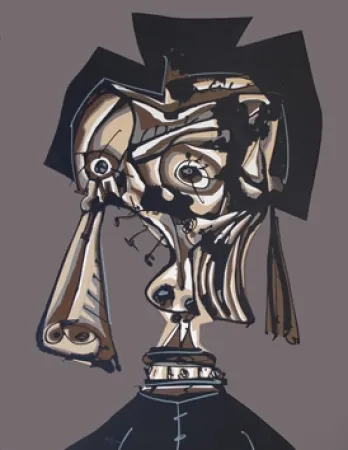 Lithograph Saura - Dora Maar IV