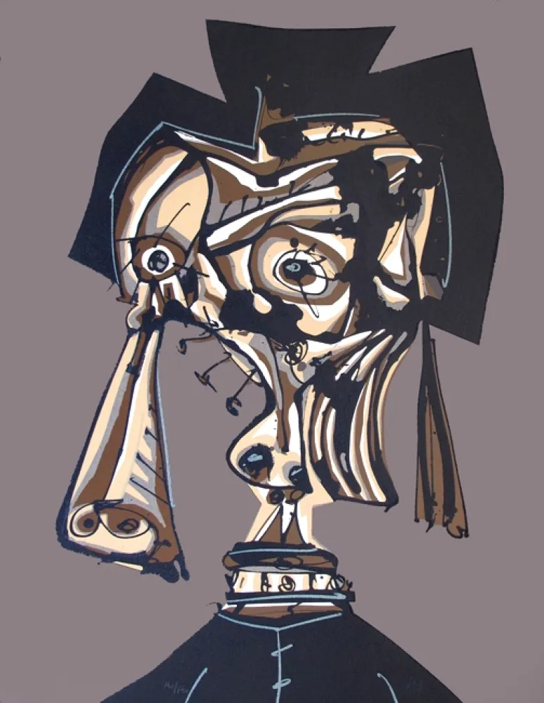 Lithograph Saura - Dora Maar IV