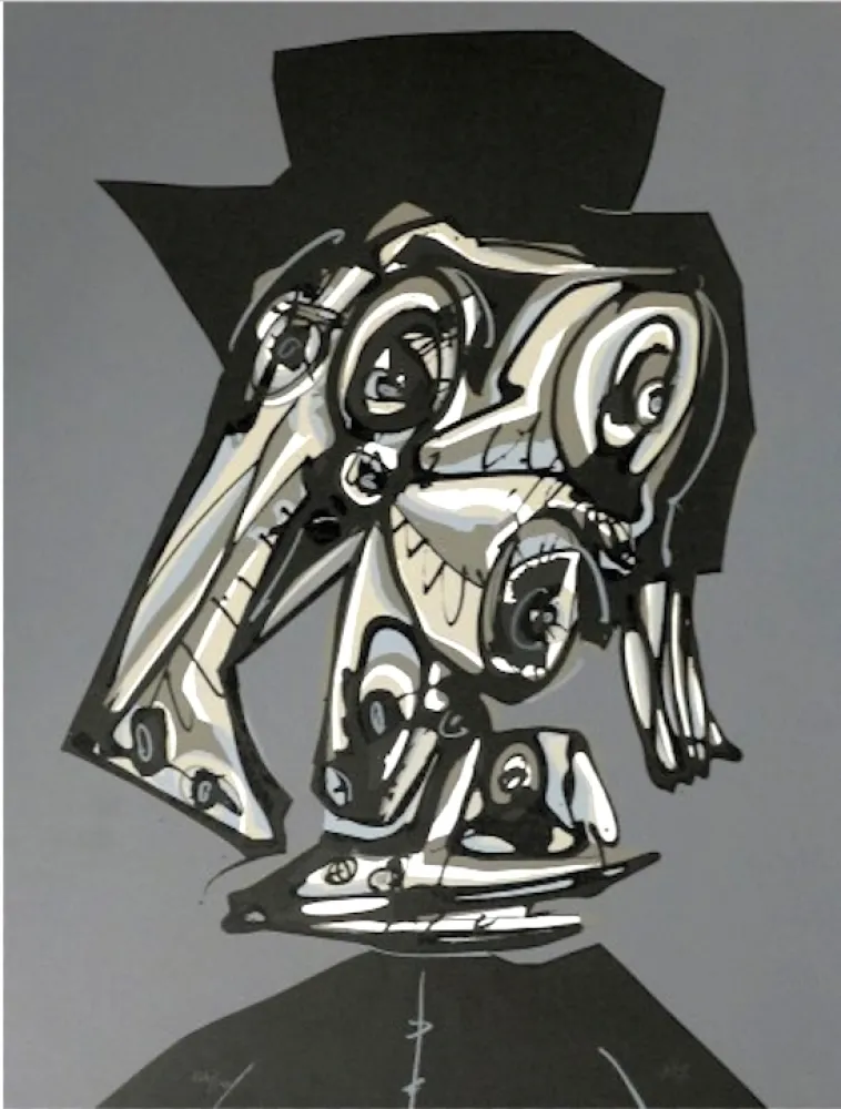 Lithograph Saura - Dora Maar Visitada V