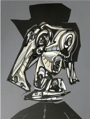 Lithograph Saura - Dora Maar Visitada V