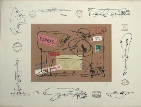 Lithograph Saura - Francisco de Goya