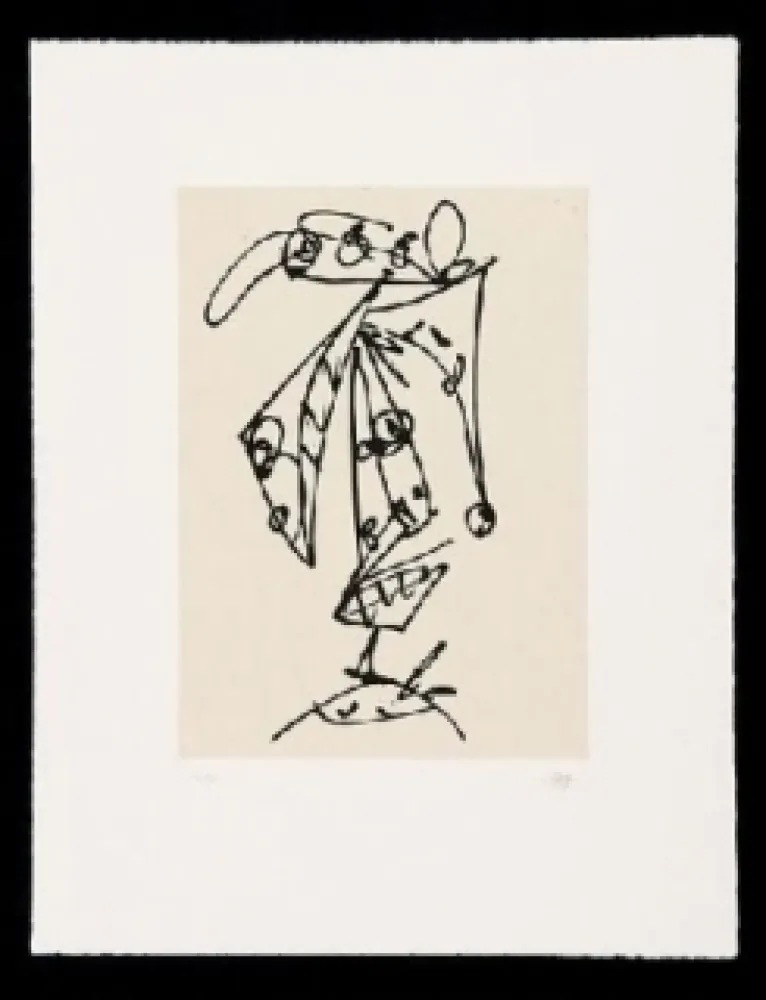 Etching And Aquatint Saura - Frauen Portrait mit Hut 1