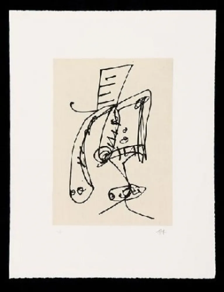 Etching And Aquatint Saura - FRAUEN PORTRAIT MIT HUT