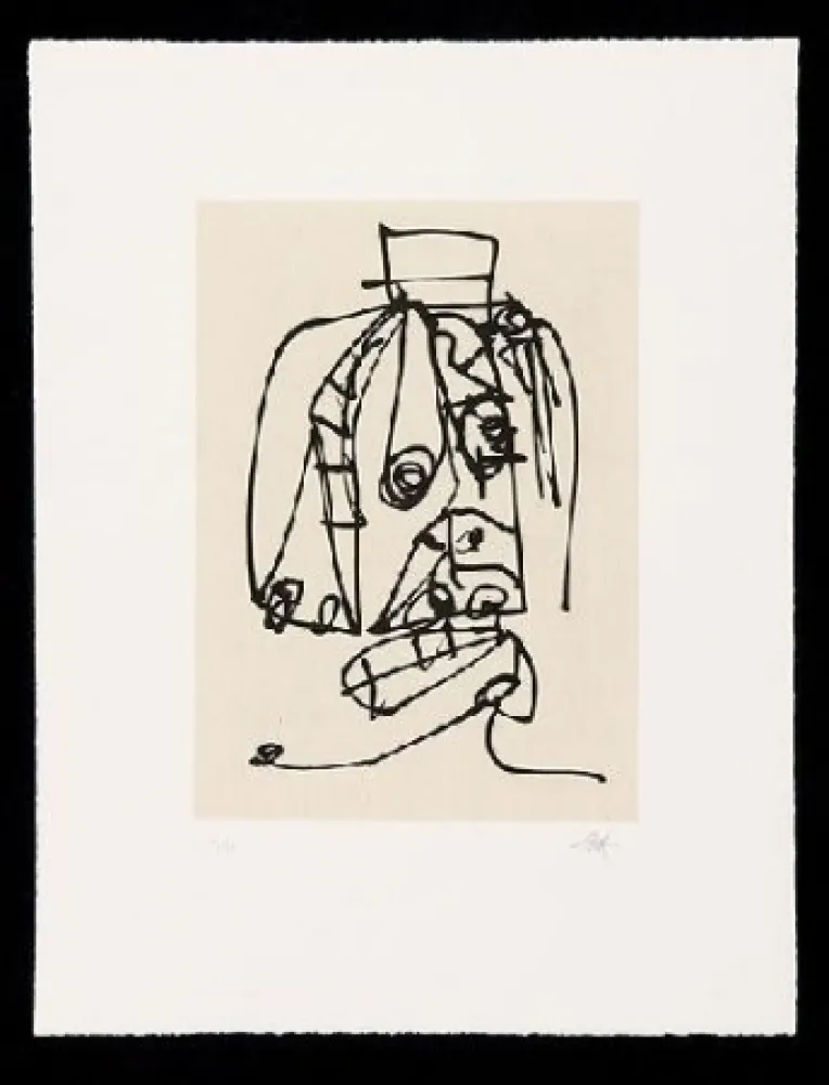 Etching And Aquatint Saura - Frauen Portrait Mit Hut - 8 etchings