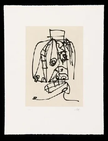 Etching And Aquatint Saura - Frauen Portrait Mit Hut - 8 etchings