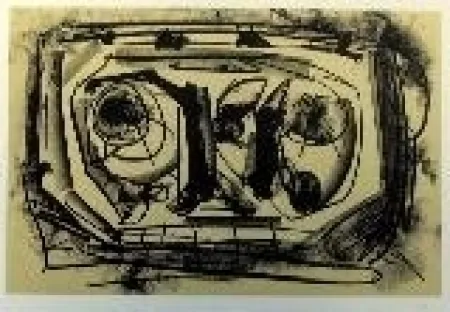 Lithograph Saura - Kafka 8