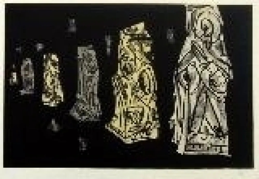 Lithograph Saura - Kafka 9