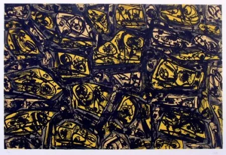 Lithograph Saura - Kafka