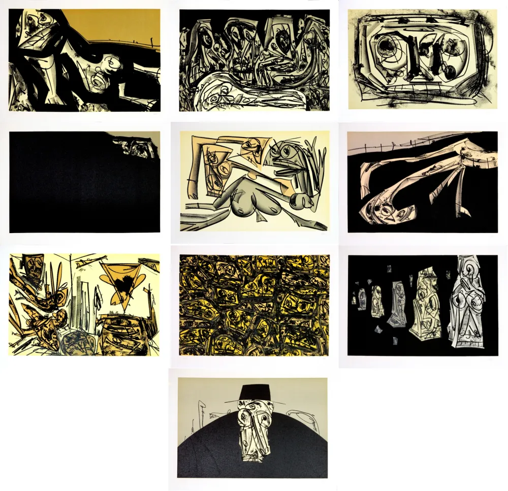 No Technical Saura - Kafka - Tagebücher  (10 original lithograph)