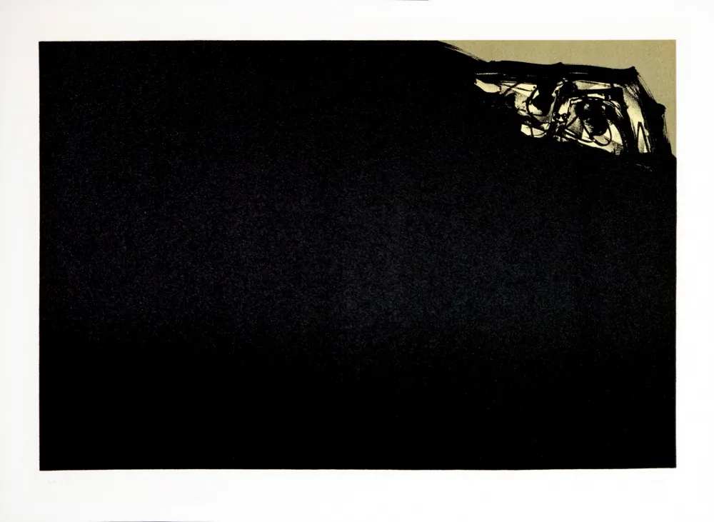 Lithograph Saura - Kafka - Tagebücher IV