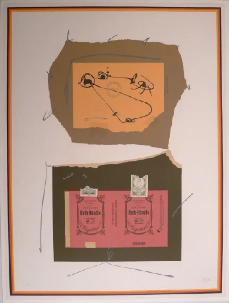 Lithograph Saura - Le Jardin des Nations: Gudula