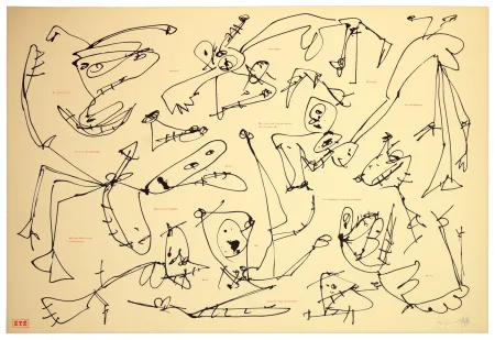 Lithograph Saura - Les quatre saisons, Été