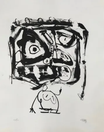 Lithograph Saura - Marmondaria 