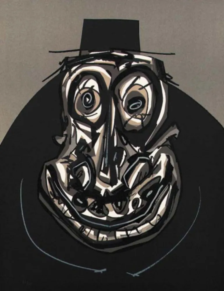 Lithograph Saura - Melanchton I