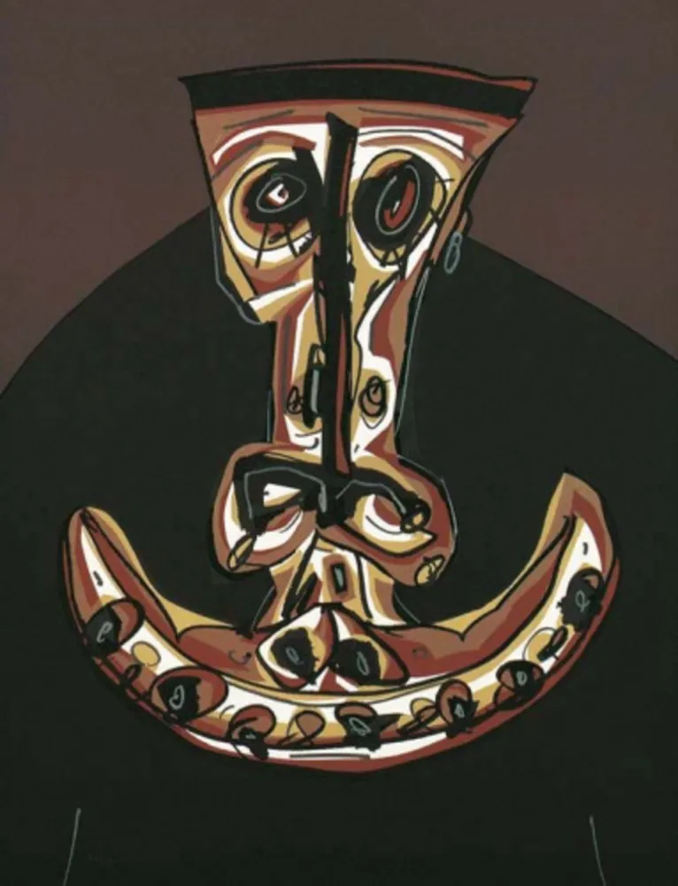 Lithograph Saura - Melanchton II