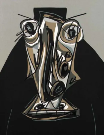 Lithograph Saura - Melanchton III