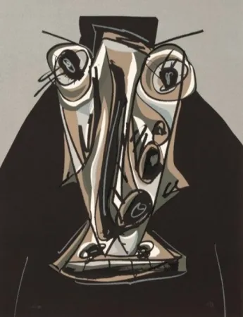 Lithograph Saura - Melanchton III