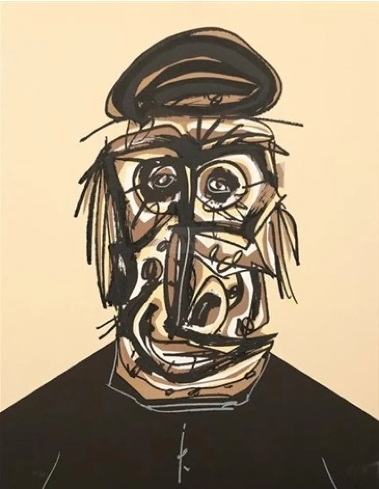 Lithograph Saura - Melanchton IV