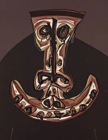 Lithograph Saura - Melanchton V