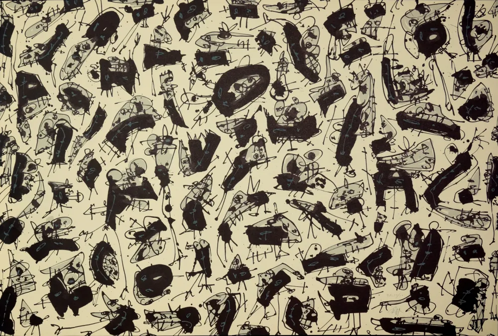 Lithograph Saura - Nombre de curés, Planches 2