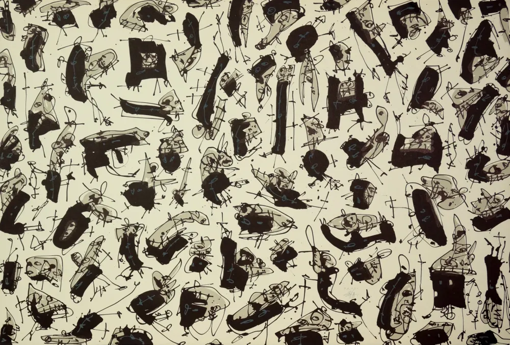 Lithograph Saura - Nombre de curés, Planches 3