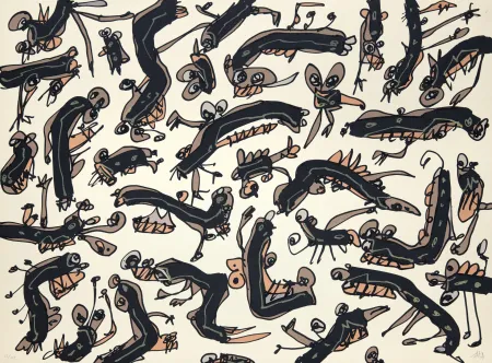 Lithograph Saura - Péchés capitaux 2 L'envie