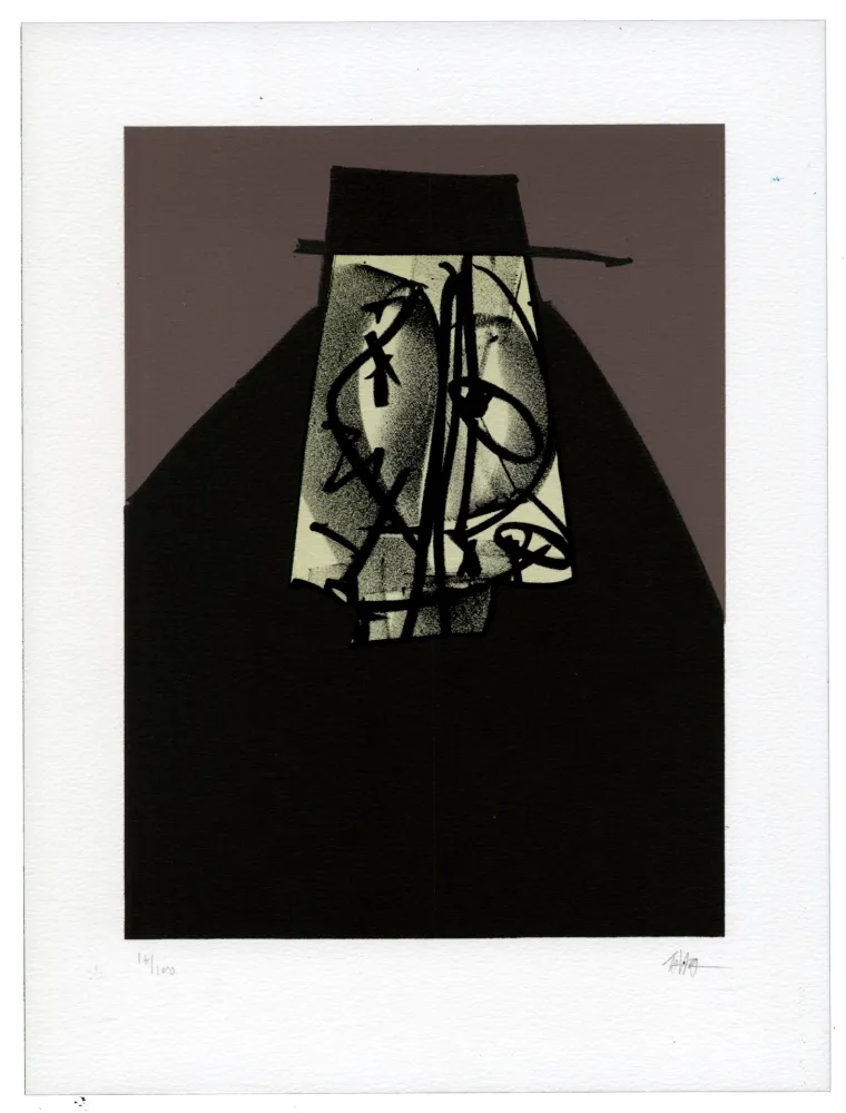 Lithograph Saura - Portrait I