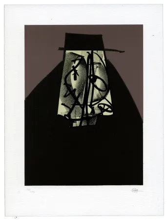 Lithograph Saura - Portrait I