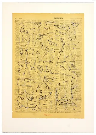 Lithograph Saura - Pour Jorn