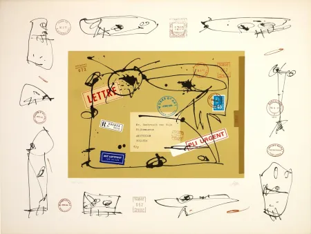 Lithograph Saura - Rembrandt Van Rijin