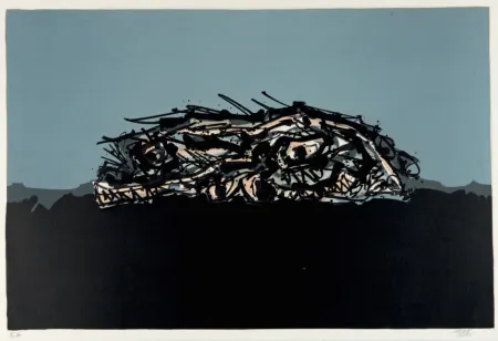 Lithograph Saura - Retrato imaginario de Goya