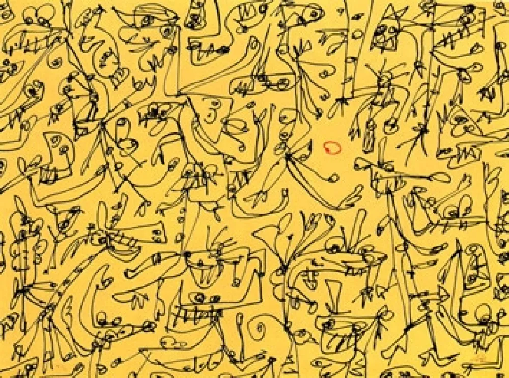 Lithograph Saura - Sans titre