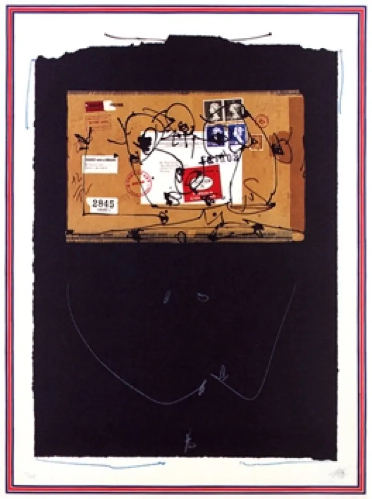 Lithograph Saura - Sans Titre