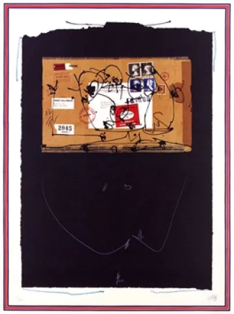 Lithograph Saura - Sans Titre