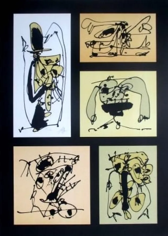 Lithograph Saura - Sans Titre