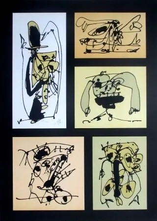 Lithograph Saura - Sans Titre